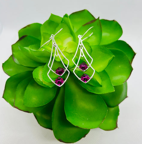 Double Bell Drop Earrings