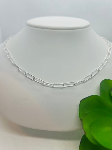 Large Paperclip Necklace