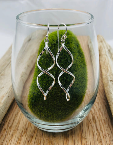 Twisted Oval Earrings