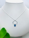 Circles & Crystal Necklace